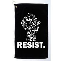 Resist Fist Pattern Hand Golf Towel