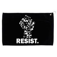 Resist Fist Pattern Hand Grommeted Golf Towel