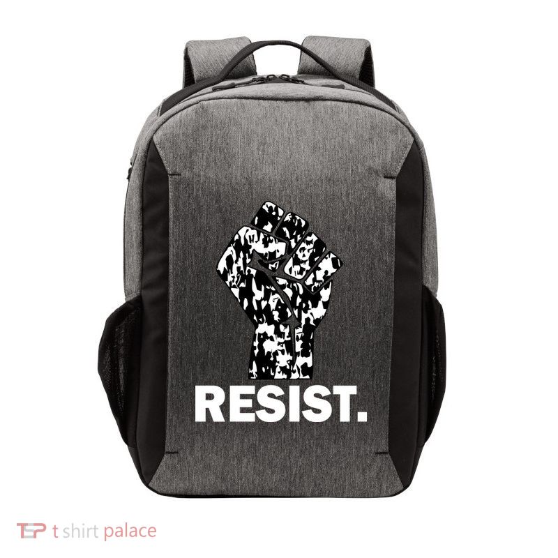 Resist Fist Pattern Hand Vector Backpack