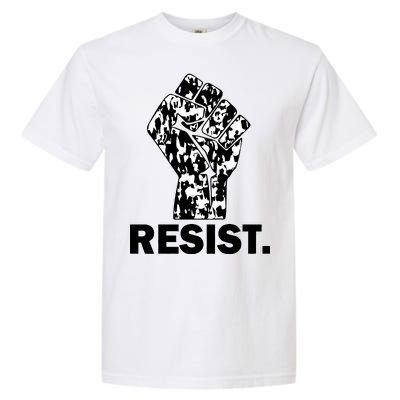 Resist Fist Pattern Hand Garment-Dyed Heavyweight T-Shirt