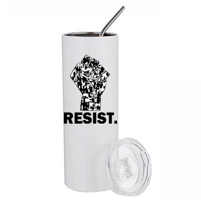 Resist Fist Pattern Hand Stainless Steel Tumbler