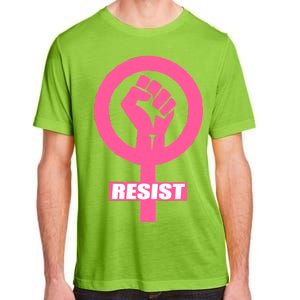 Resist Fist Women's Rights Logo Anti Trump Protest Adult ChromaSoft Performance T-Shirt