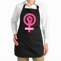 Resist Fist Women's Rights Logo Anti Trump Protest Apron
