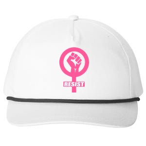 Resist Fist Women's Rights Logo Anti Trump Protest Snapback Five-Panel Rope Hat