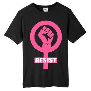 Resist Fist Women's Rights Logo Anti Trump Protest Tall Fusion ChromaSoft Performance T-Shirt