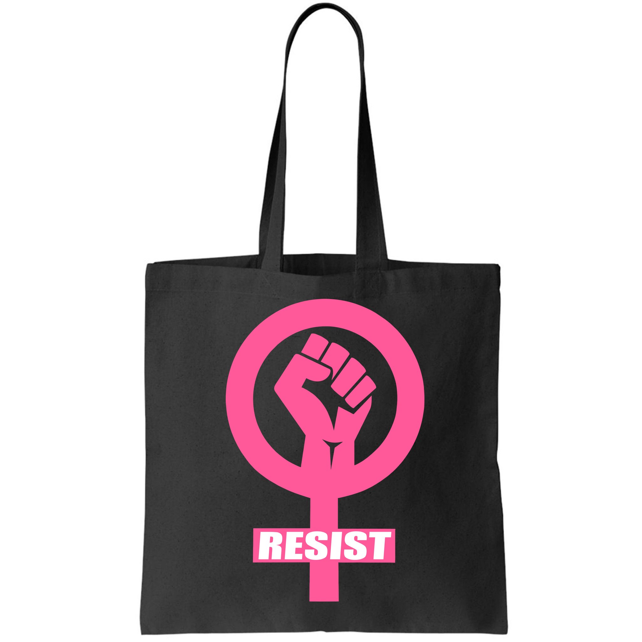 Resist Fist Women's Rights Logo Anti Trump Protest Bag