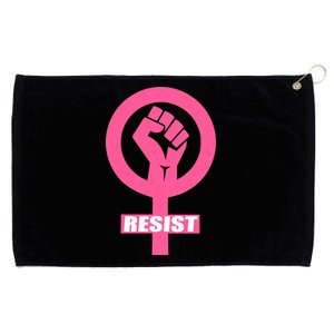 Resist Fist Women's Rights Logo Anti Trump Protest Grommeted Golf Towel