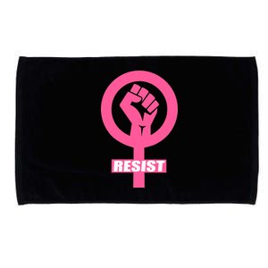 Resist Fist Women's Rights Logo Anti Trump Protest Microfiber Hand Towel