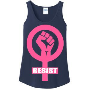 Resist Fist Women's Rights Logo Anti Trump Protest Ladies Essential Tank