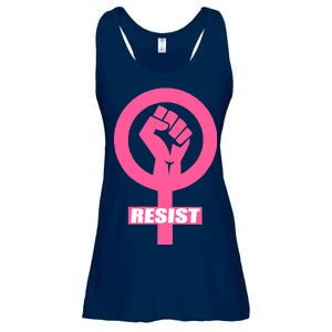 Resist Fist Women's Rights Logo Anti Trump Protest Ladies Essential Flowy Tank