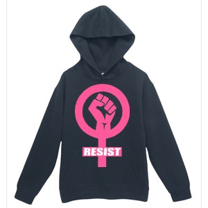 Resist Fist Women's Rights Logo Anti Trump Protest Urban Pullover Hoodie