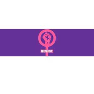 Resist Fist Women's Rights Logo Anti Trump Protest Bumper Sticker