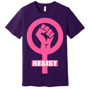 Resist Fist Women's Rights Logo Anti Trump Protest Premium T-Shirt