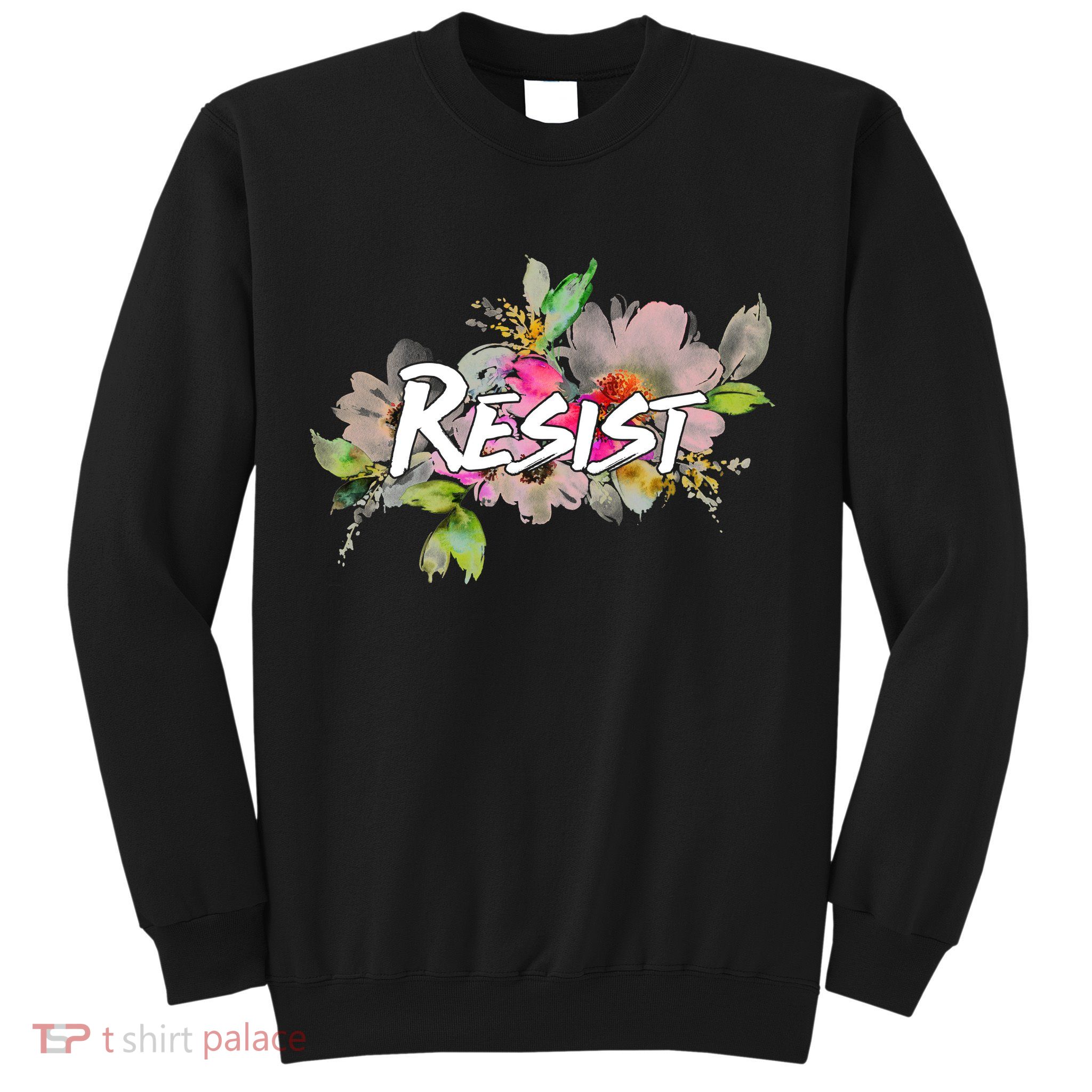 Resist Flower Logo Sweatshirt