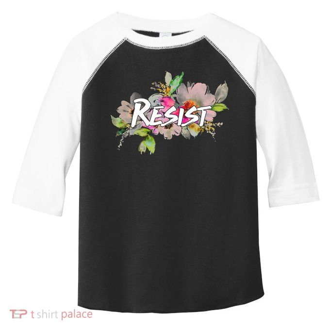 Resist Flower Logo Toddler Fine Jersey T-Shirt