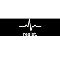 Resist Heart Beat Resistance Logo Bumper Sticker