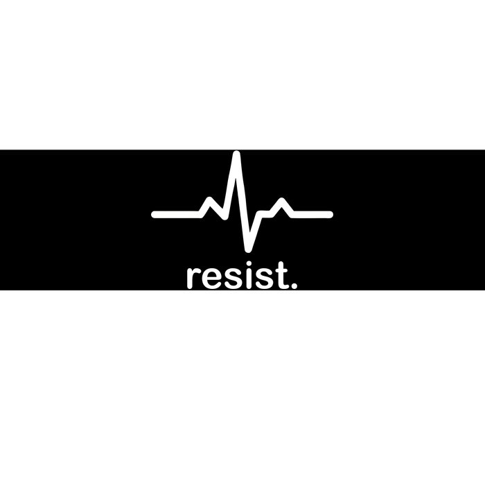 Resist Heart Beat Resistance Logo Bumper Sticker