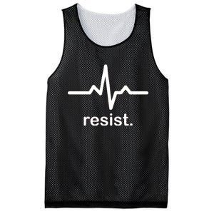 Resist Heart Beat Resistance Logo Mesh Reversible Basketball Jersey Tank