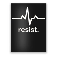 Resist Heart Beat Resistance Logo Poster