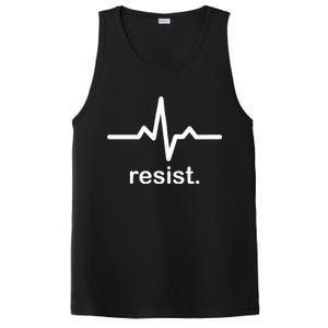 Resist Heart Beat Resistance Logo PosiCharge Competitor Tank