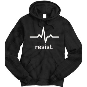 Resist Heart Beat Resistance Logo Tie Dye Hoodie