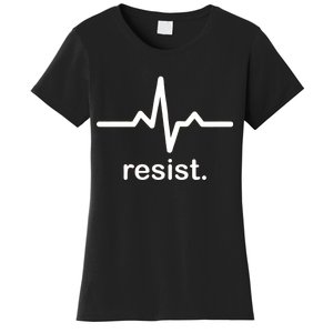 Resist Heart Beat Resistance Logo Women's T-Shirt