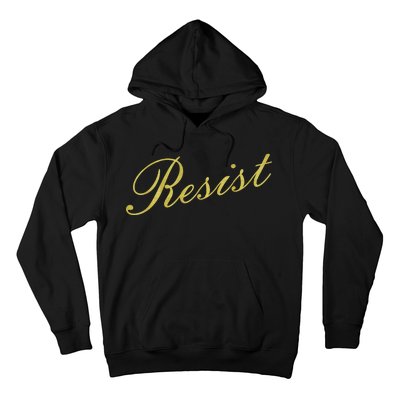 Resist Limited Gold Script Hoodie