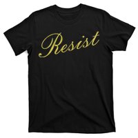 Resist Limited Gold Script T-Shirt