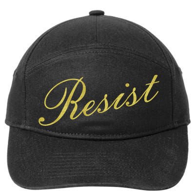 Resist Limited Gold Script 7-Panel Snapback Hat
