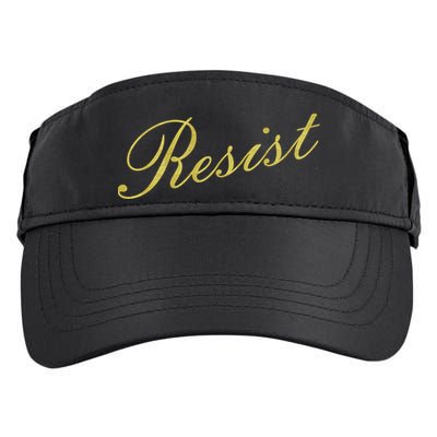 Resist Limited Gold Script Adult Drive Performance Visor