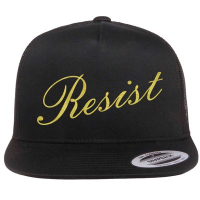 Resist Limited Gold Script Flatbill Hat