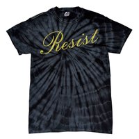 Resist Limited Gold Script Tie-Dye T-Shirt