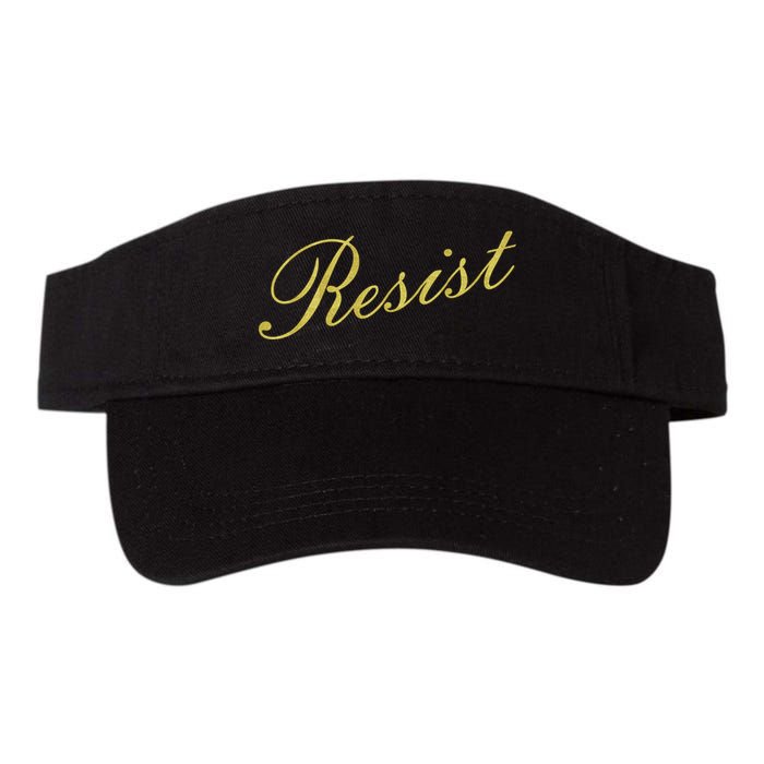 Resist Limited Gold Script Visor