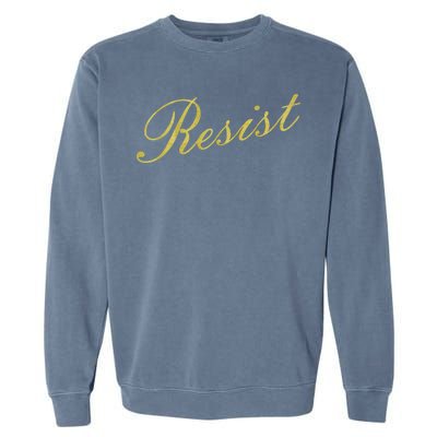 Resist Limited Gold Script Garment-Dyed Sweatshirt