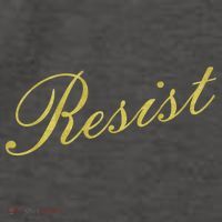 Resist Limited Gold Script Vector Backpack