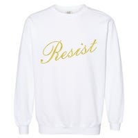 Resist Limited Gold Script Garment-Dyed Sweatshirt