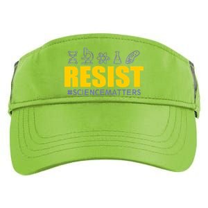 Resist March for Science #sciencematters Earth Scientists Adult Drive Performance Visor