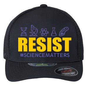 Resist March for Science #sciencematters Earth Scientists Flexfit Unipanel Trucker Cap