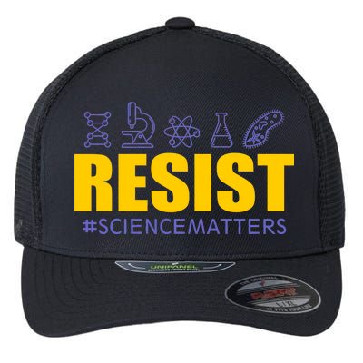 Resist March for Science #sciencematters Earth Scientists Flexfit Unipanel Trucker Cap