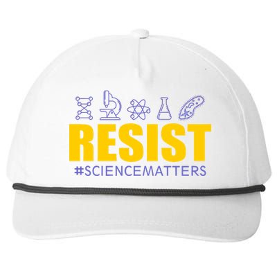 Resist March for Science #sciencematters Earth Scientists Snapback Five-Panel Rope Hat