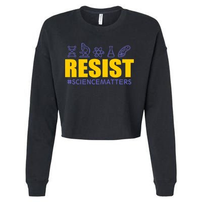 Resist March for Science #sciencematters Earth Scientists Cropped Pullover Crew