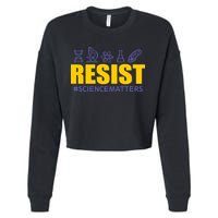 Resist March for Science #sciencematters Earth Scientists Cropped Pullover Crew