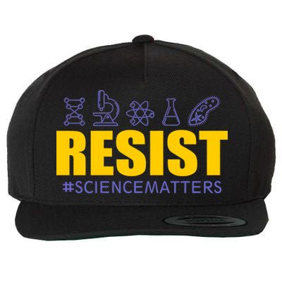 Resist March for Science #sciencematters Earth Scientists Wool Snapback Cap