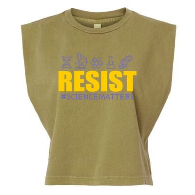 Resist March for Science #sciencematters Earth Scientists Garment-Dyed Women's Muscle Tee