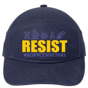 Resist March for Science #sciencematters Earth Scientists 7-Panel Snapback Hat