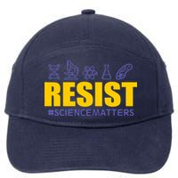 Resist March for Science #sciencematters Earth Scientists 7-Panel Snapback Hat