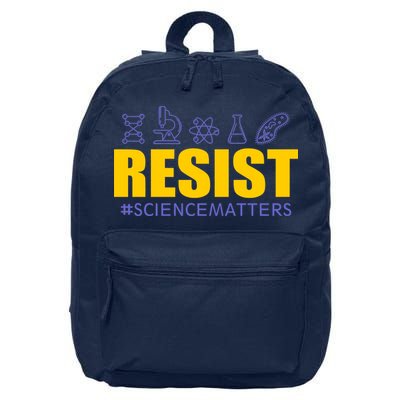 Resist March for Science #sciencematters Earth Scientists 16 in Basic Backpack