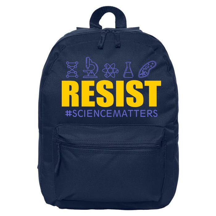 Resist March for Science #sciencematters Earth Scientists 16 in Basic Backpack