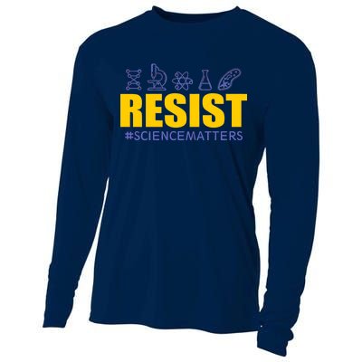 Resist March for Science #sciencematters Earth Scientists Cooling Performance Long Sleeve Crew