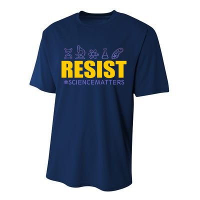 Resist March for Science #sciencematters Earth Scientists Performance Sprint T-Shirt